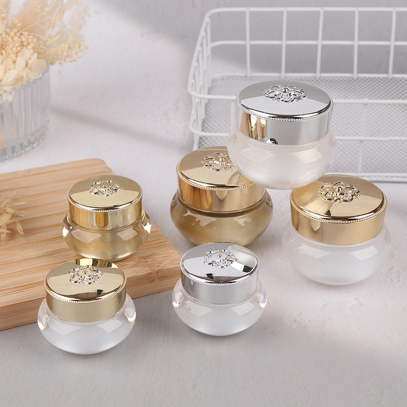 Luxury Skincare Tools - Botol Krim Akrilik Kosong untuk Perjalanan
